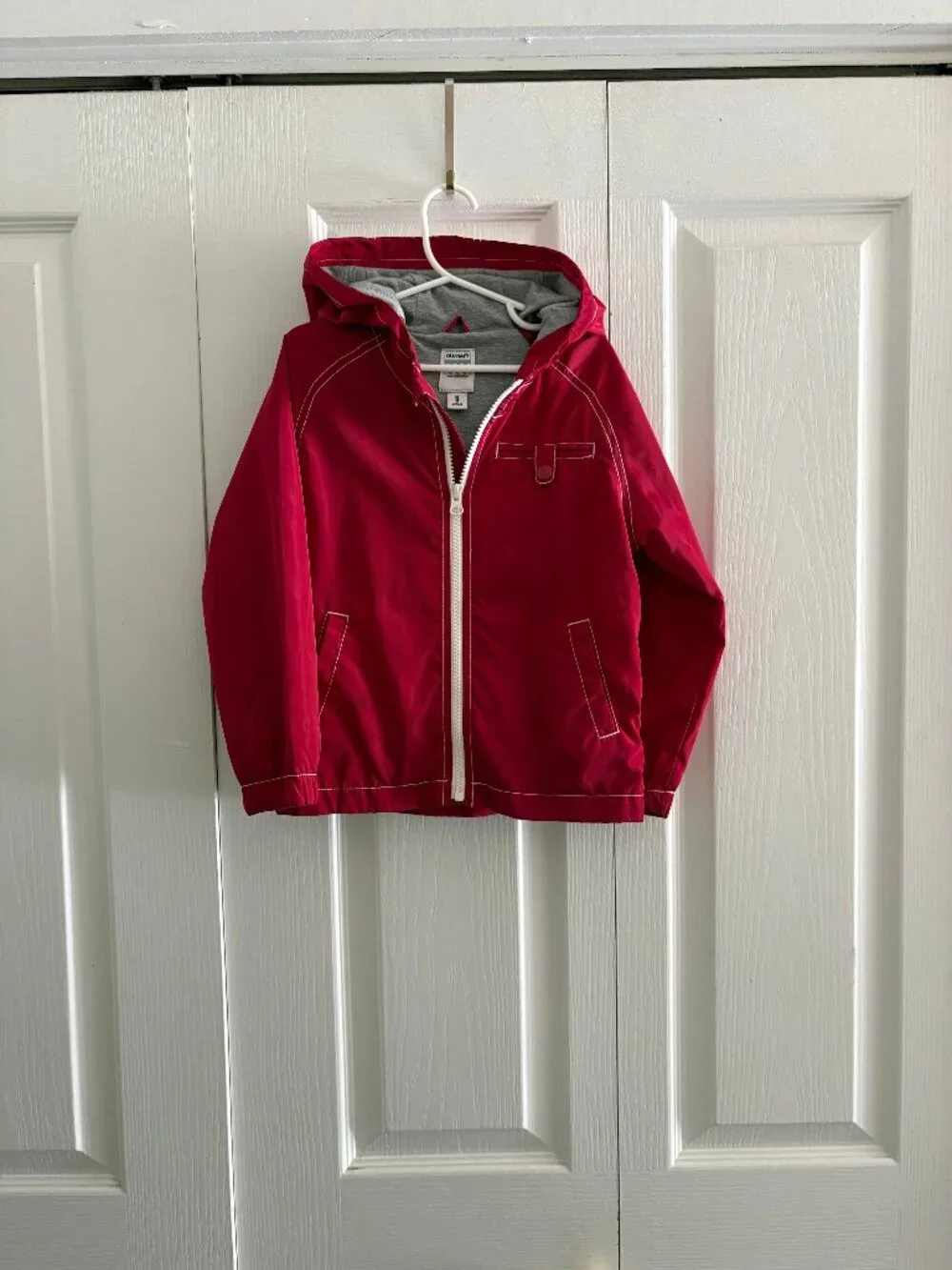 Old Navy lined windbreaker for toddlers, size 5T
